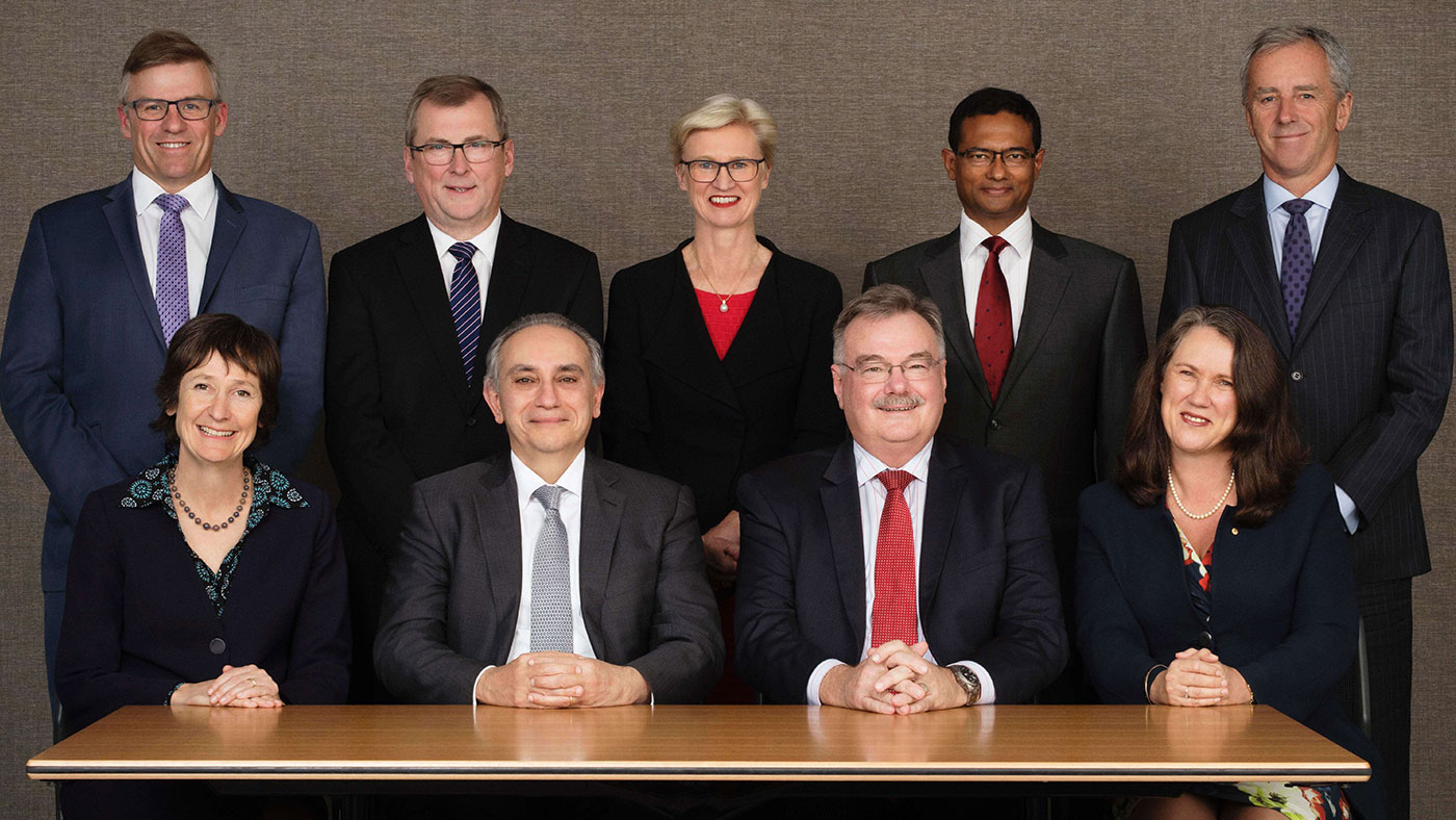A group photo of icare's Board of Director's.