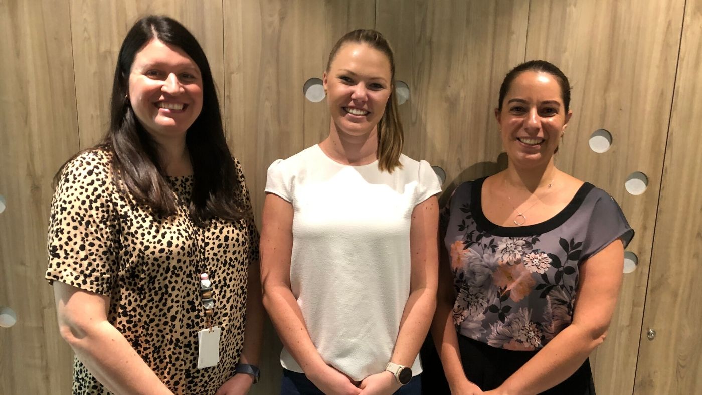 icare's Care team staff including Alana, Courtney and Marie