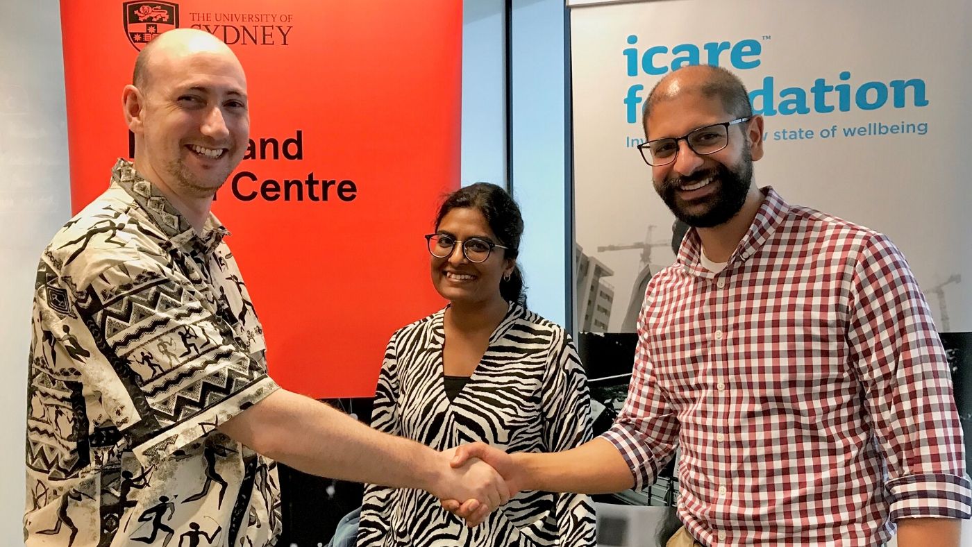 icare Foundation Psychiatric fellows from left to right: Dr Bernard Myers, Dr Abrirami Ratnagopal and Dr Kiran Lele